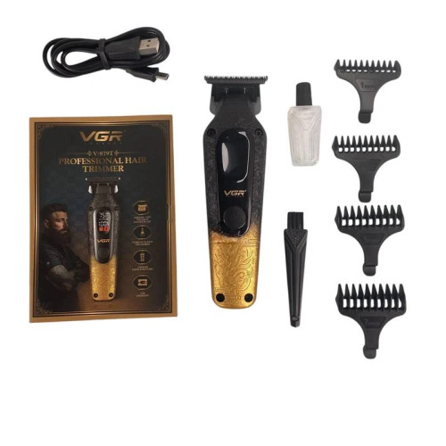 ماشین اصلاح موی سر و صورت شارژی وی جی ار مدل V-879T