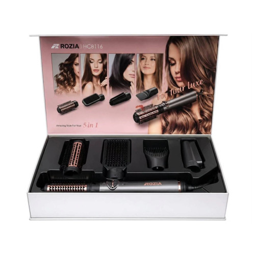سشوار برس دار چرخشی روزیا مدل HC8116 5in1
