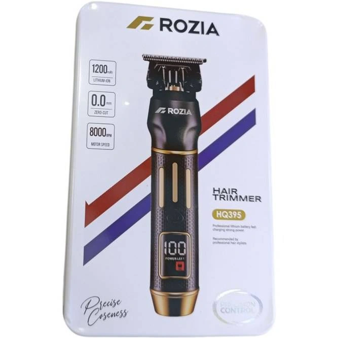 خط زن شارژی Rozia HQ395 یک ماشین اصلاح حرفه‌ای