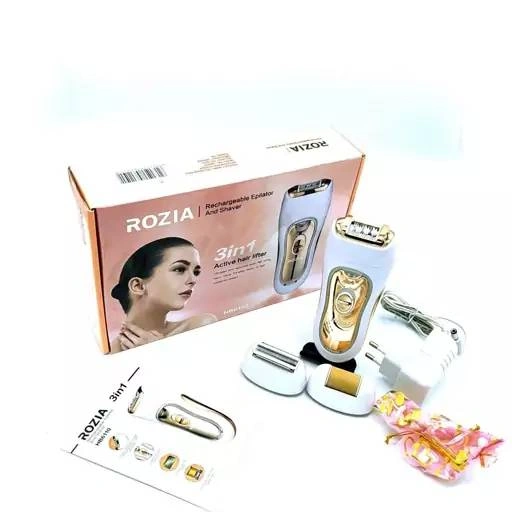 اپیلاتور و شیور شارژی ۳ کاره روزیا مدل ROZIA HB-6110