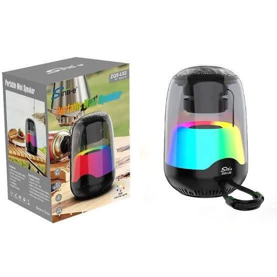 اسپیکر بلوتوثی قابل حمل ZQS L-02 با نورپردازی RGB