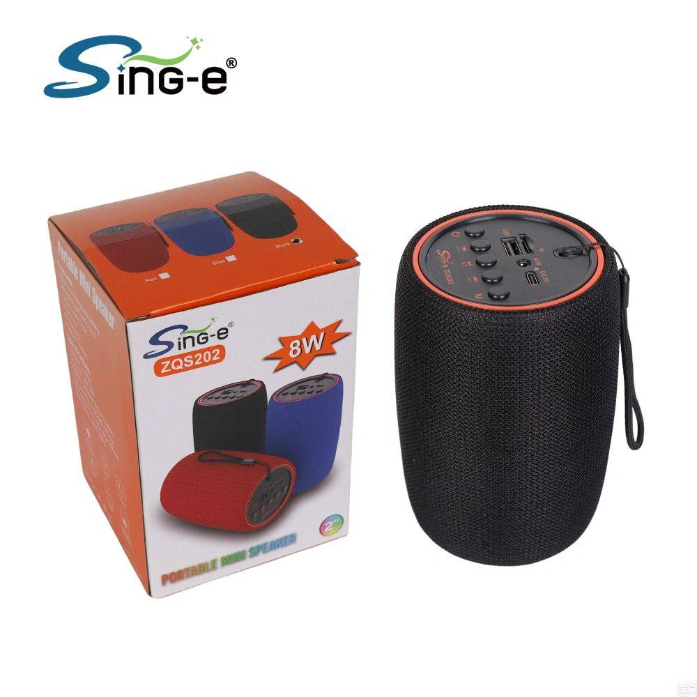 اسپیکر بلوتوثی قابل حمل Sing-e مدل ZQS 202 توان 8 وات