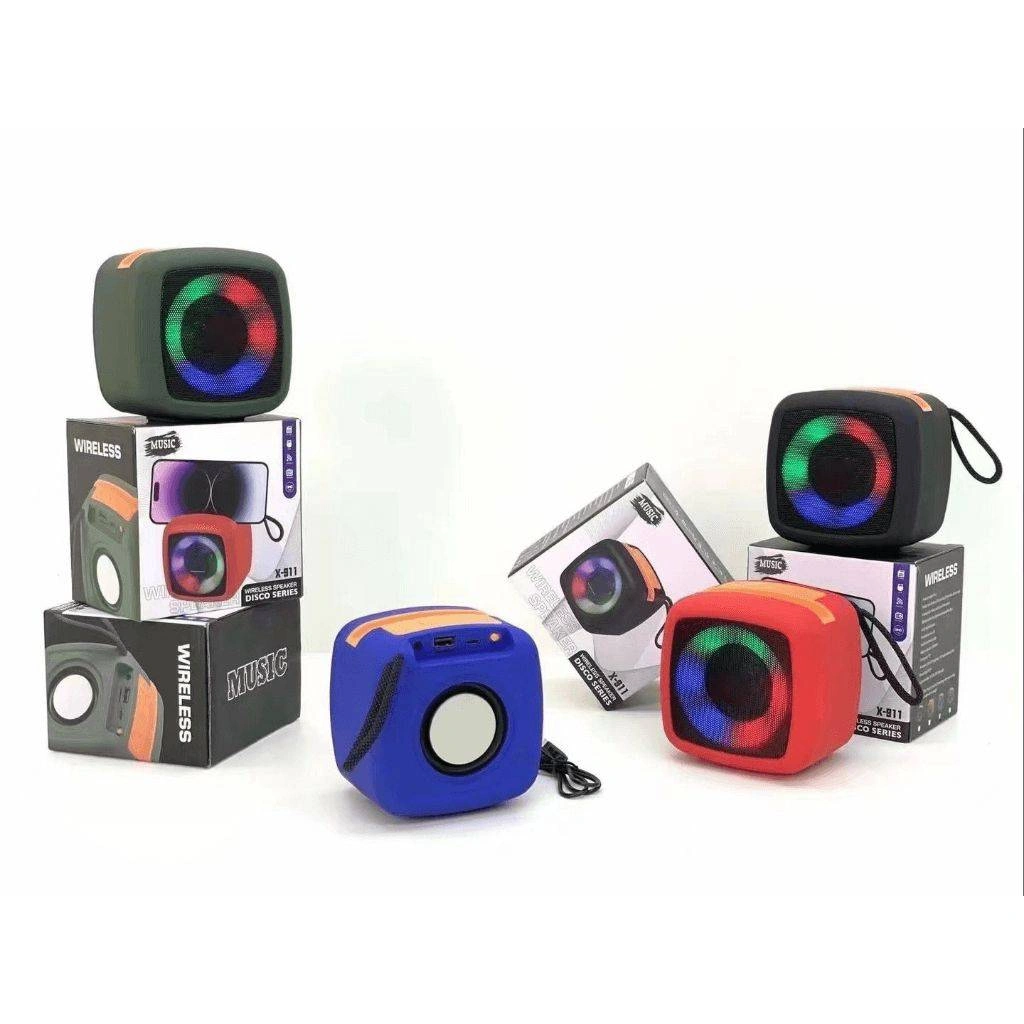 اسپیکر بلوتوثی قابل حمل X-911 با نورپردازی RGB